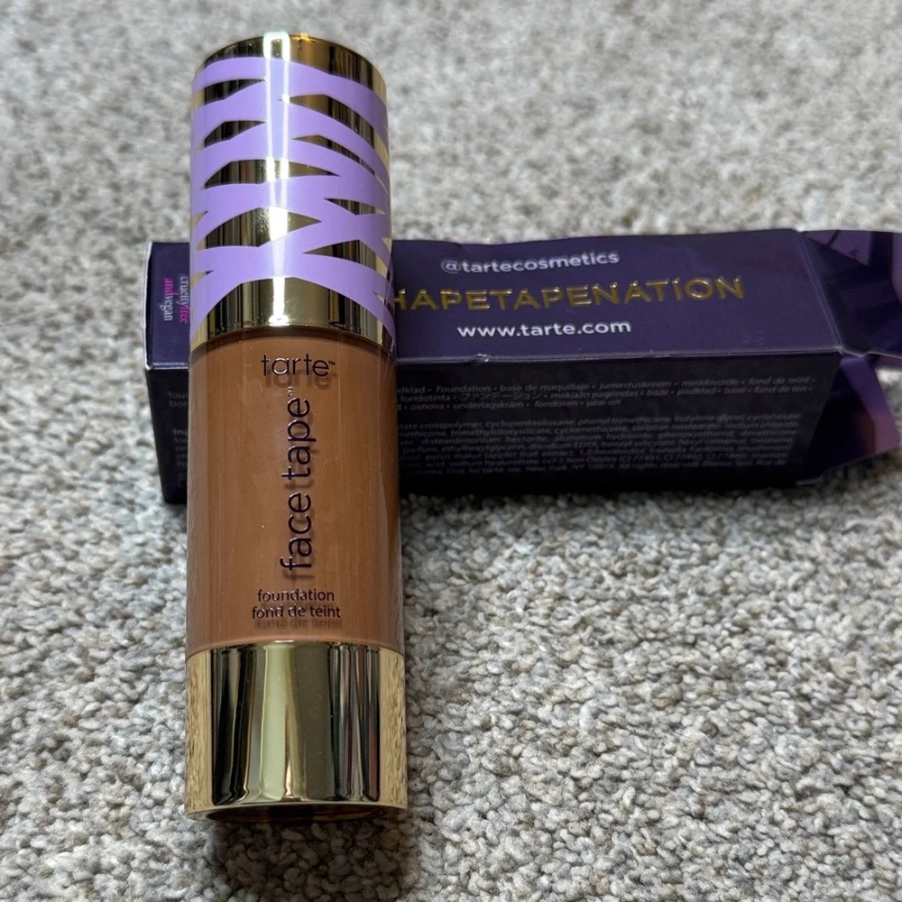 Tarte Face Tape Foundation 53N Deep Neutral Full Coverage Vegan NWT